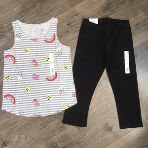 Girls tank top and capris
